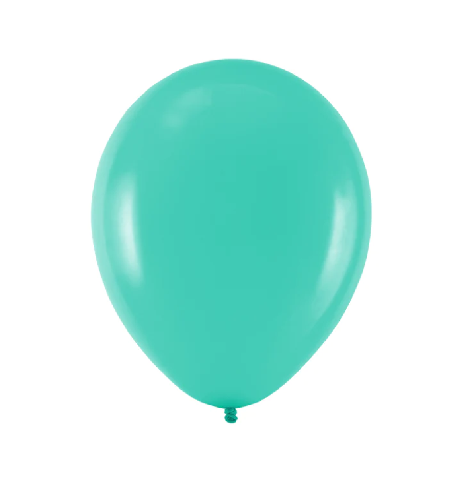 Akvamarinas tamsus balionas 15cm