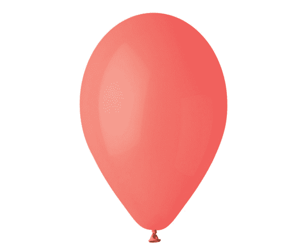 Koralinės spalvos balionas 30cm