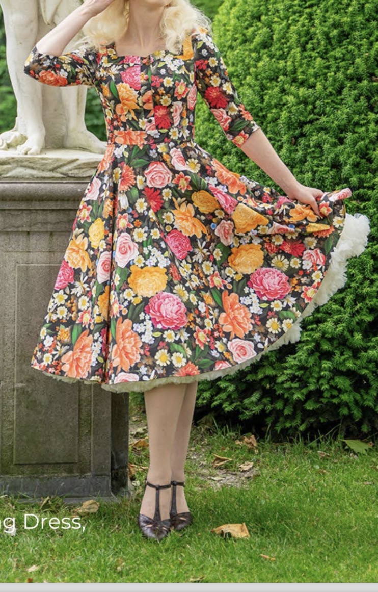 Cassidy floral swing dress