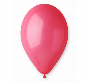 Raudonas pastelinis balionas 30cm