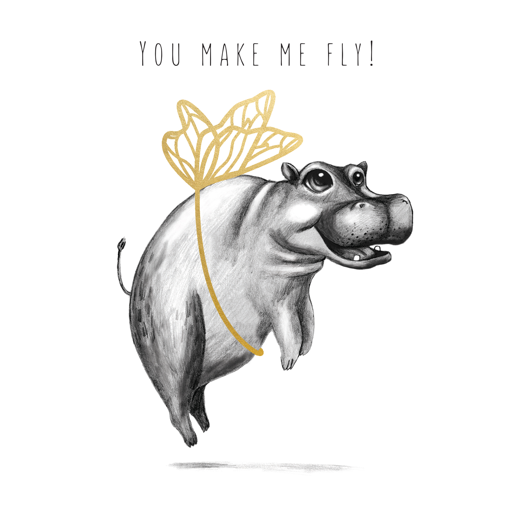 Flodhäst, Hippo - You make me fly!