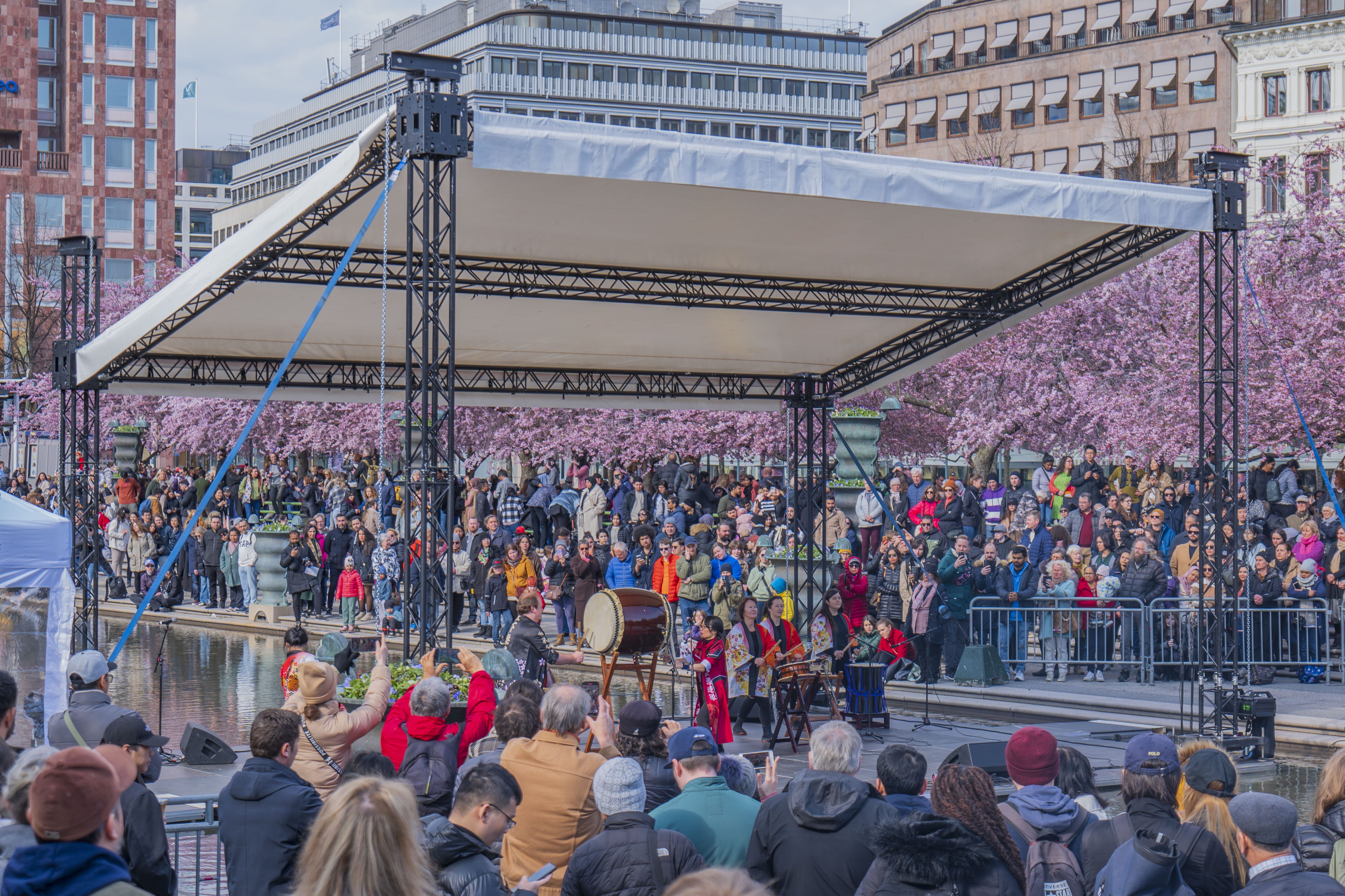 Sweden Taiko concert in Stockholm