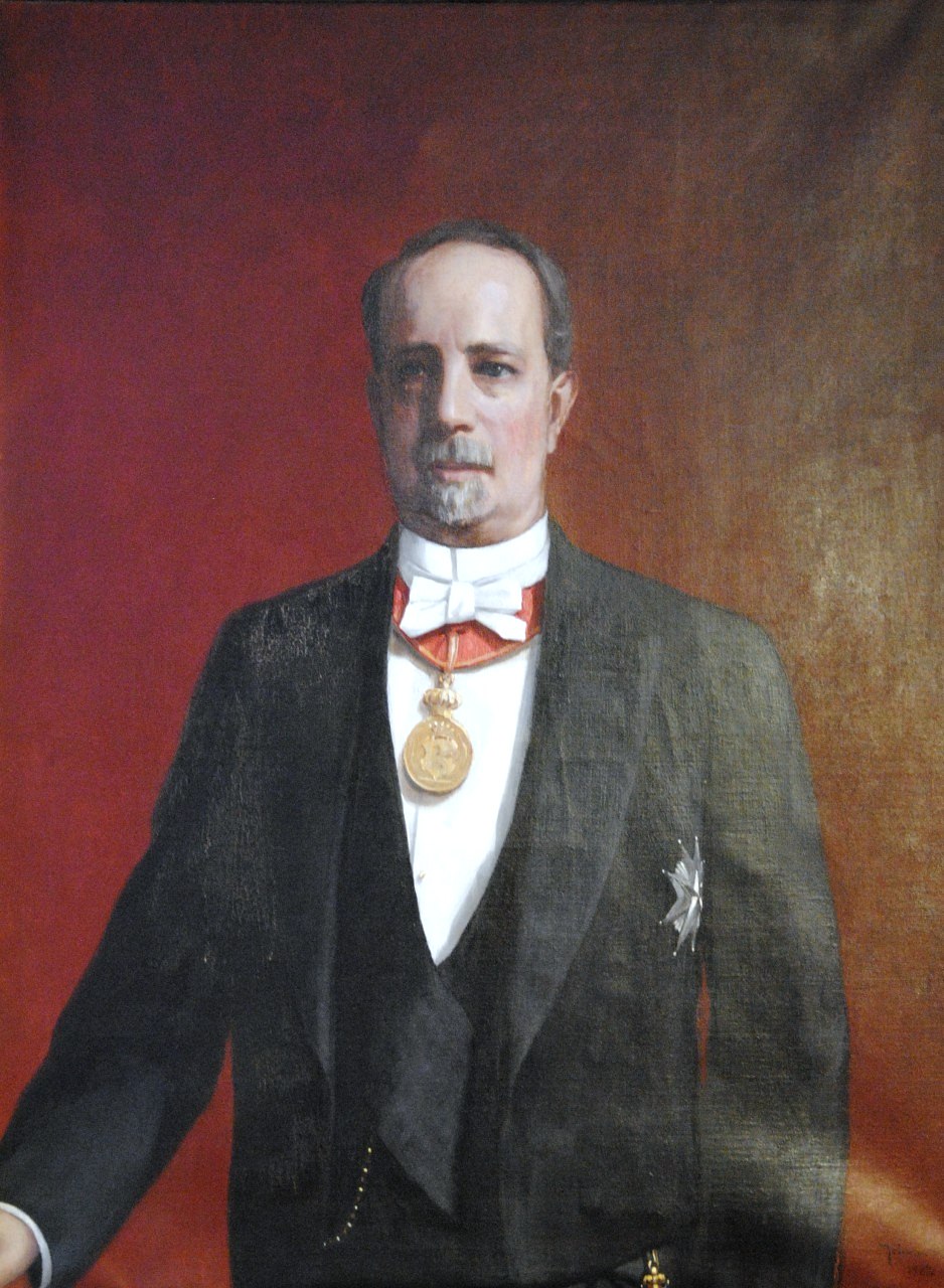 Porträtt av landshövding Robert De la Gardie 1902, privat äg