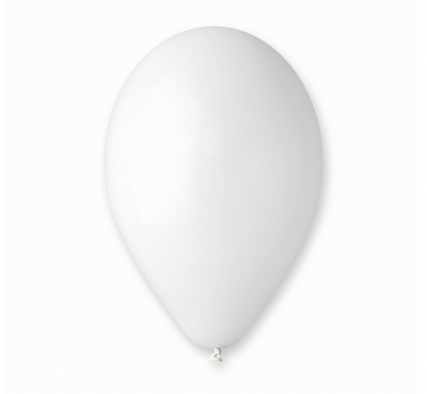 Baltas balionas 30cm 6vnt.