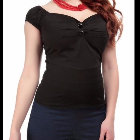 Collectif Dolores top flera engfärgade toppar stl XXS-4XL