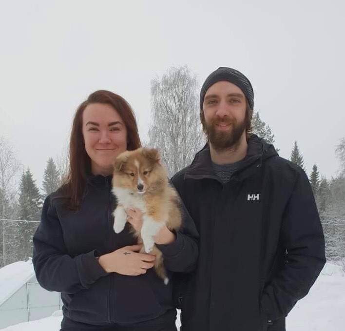 Lapplandia's Snowflake "Maj-Lis" har flyttat till helfodervärdarna Mia Wassler och Daniel Johansson,