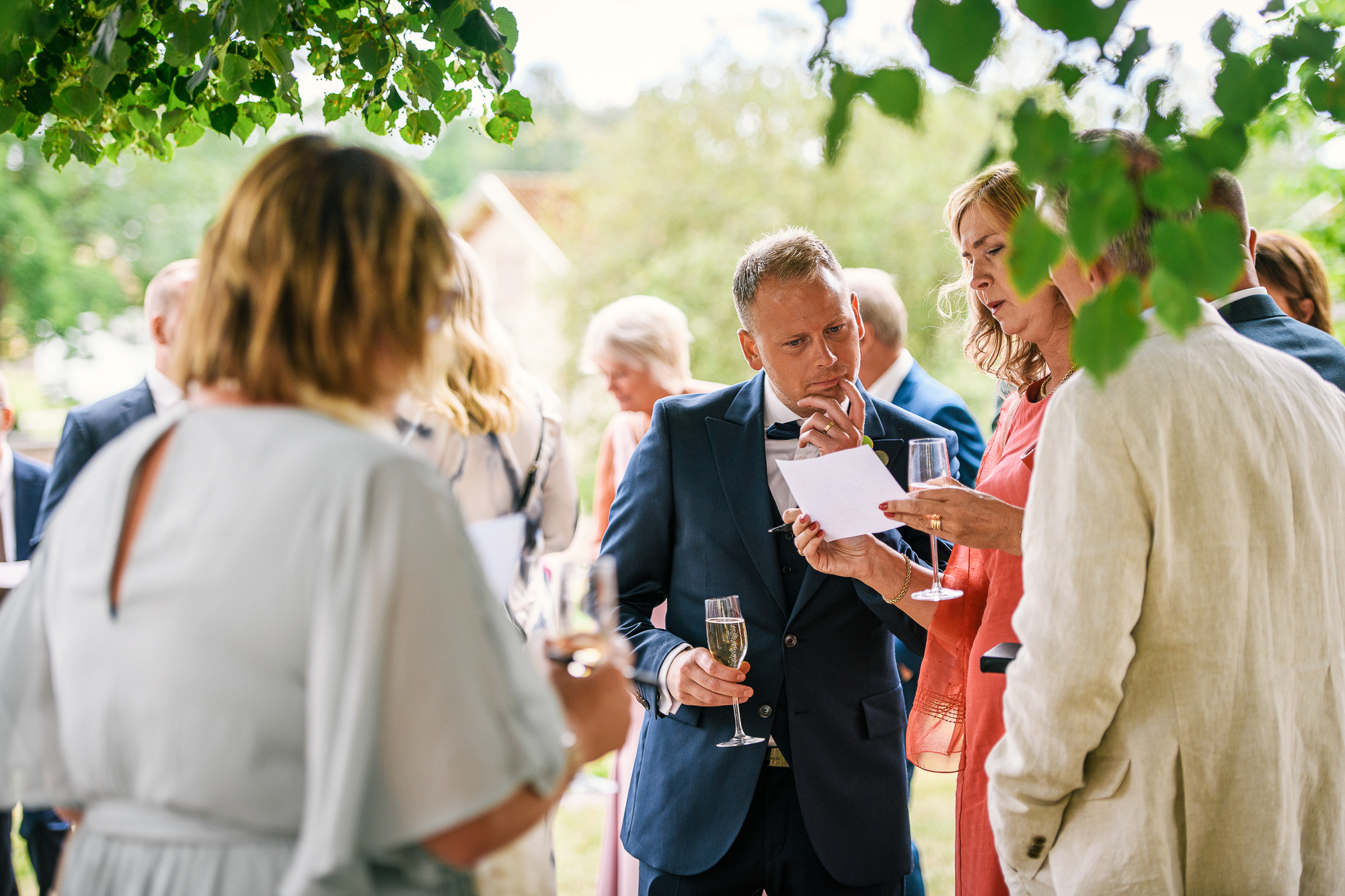 Bröllopsfest på Knistad Herrgård.