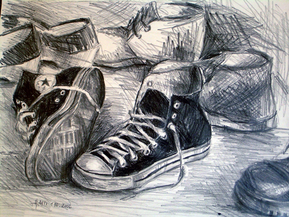 TENNARIT | lyijykynä | pencil | 35 x 50 cm | 2006