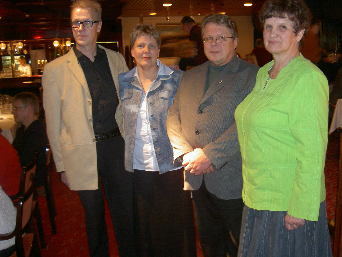 01 2006 Liiton toimijat. Mikko, Kaija, Jukka ja Marita