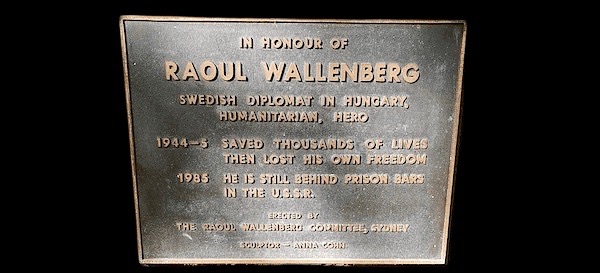 Raoul Wallenberg - Minnestavla