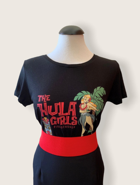 Pinrock tjej T-shirt/Tee Hula Girls