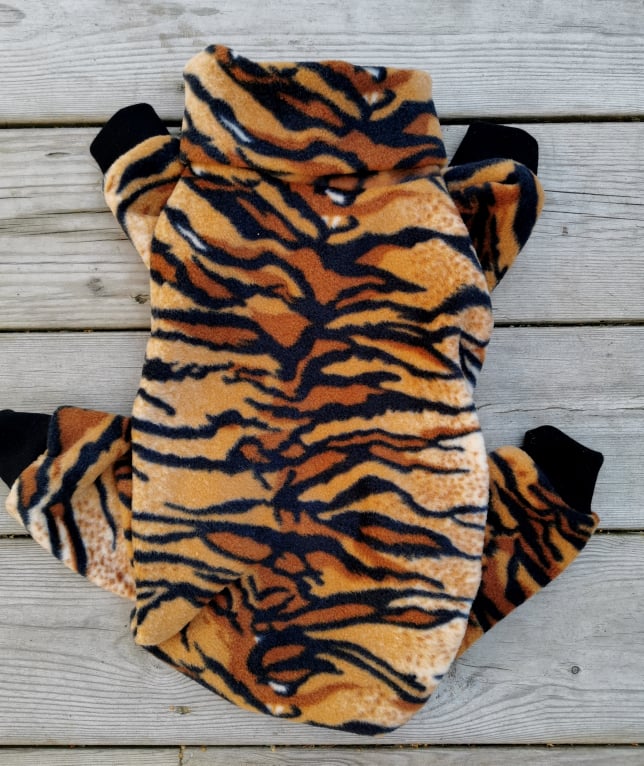 Tiger-overall i fleece