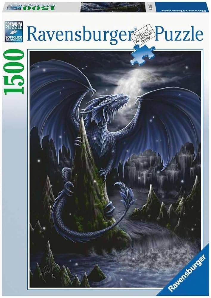 Ravensburger 1500 - The Dark Blue Dragon