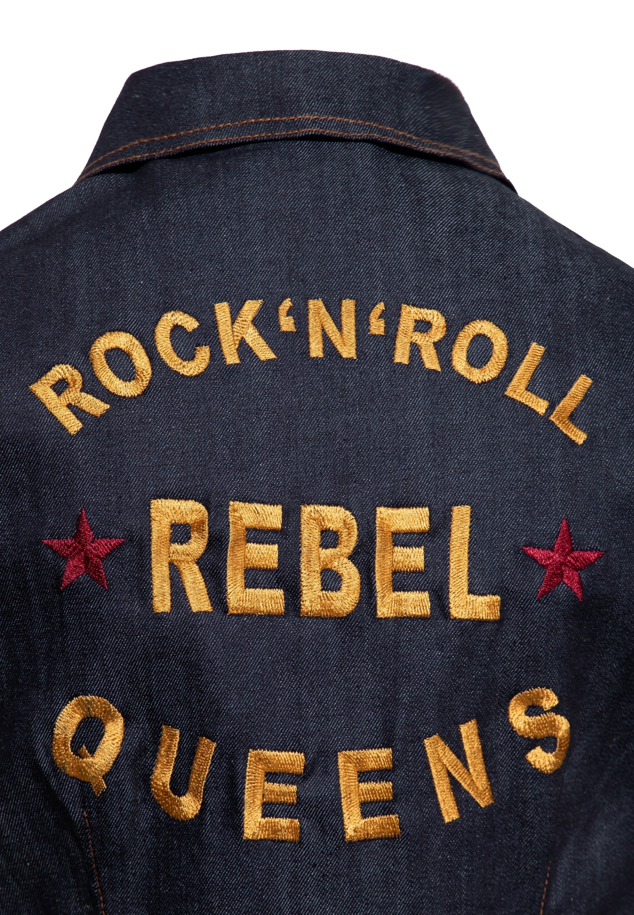 Queen Kerosin jeans pencil dress/klänning Rock`n Roll Rebel