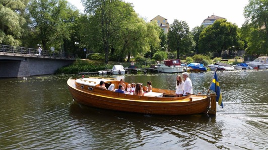 Event-Stockholm  under alla broar Taxibåt båttaxi