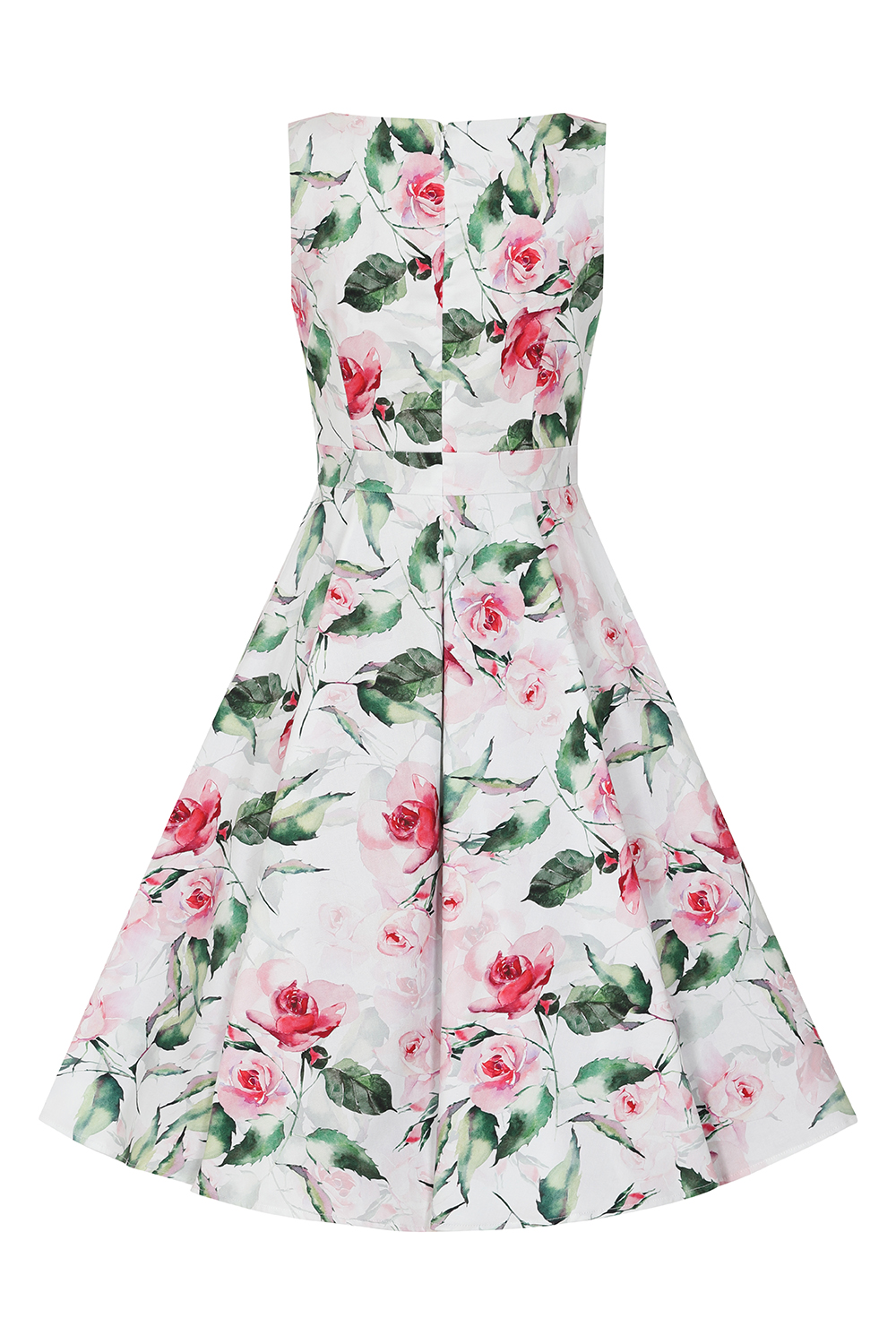 Hearts&Roses Summer Floral Swing Dress