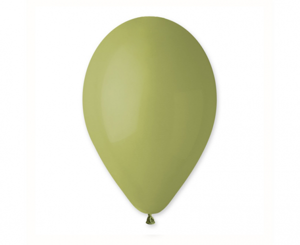 Alyvinės žalios spalvos balionas 35cm