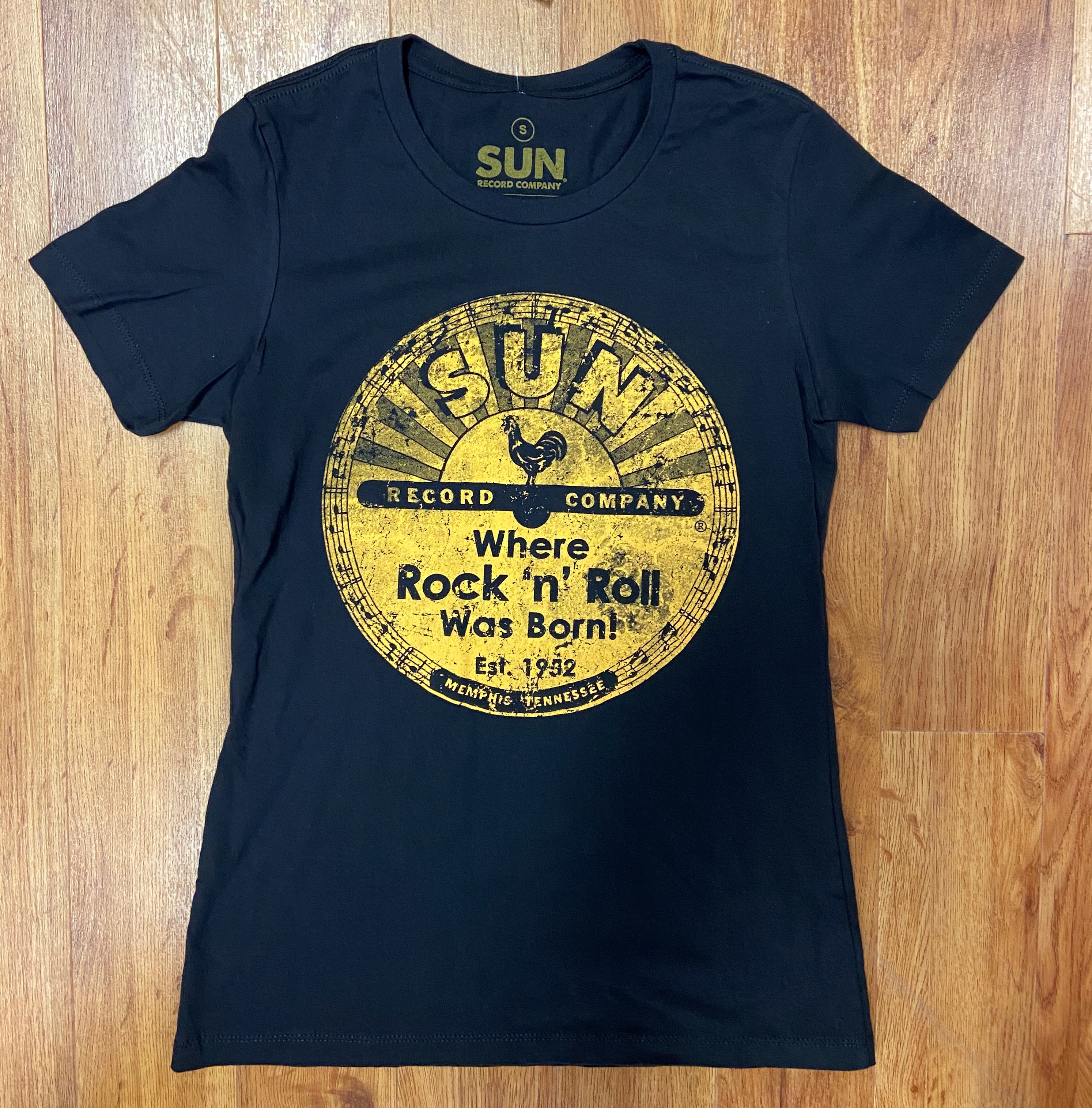 Sun Records girl t-shirt  Where Rock`n Roll Was Born