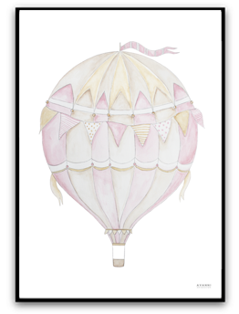Poster - Pink air balloon