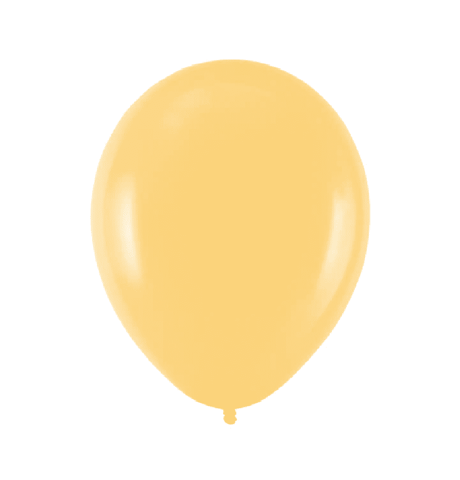 Šviesiai oranžinis balionas 15cm
