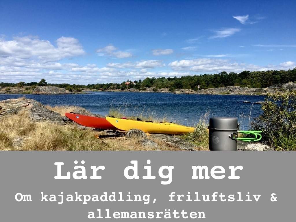 Lär dig mer om kajakpaddling, friluftsliv och allemansrätten