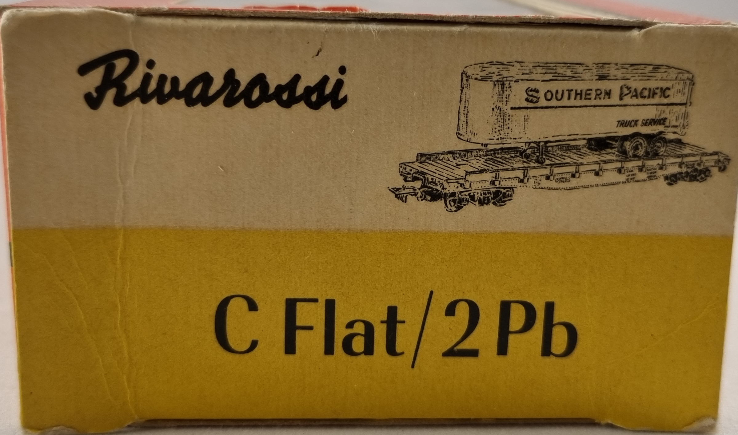 Rivarossi C flat/2Pb, Flatcar, skala H0