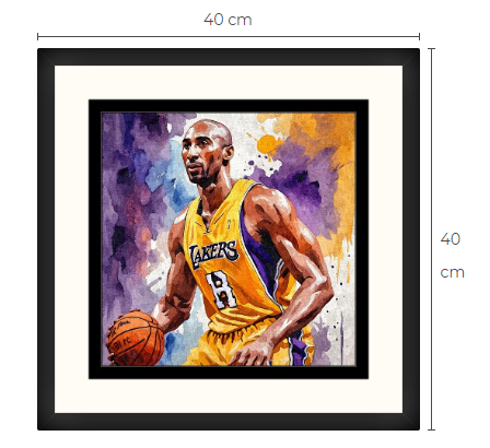 Kobe Bryant konsttavla Limited Edition 1 av 10 gjorda