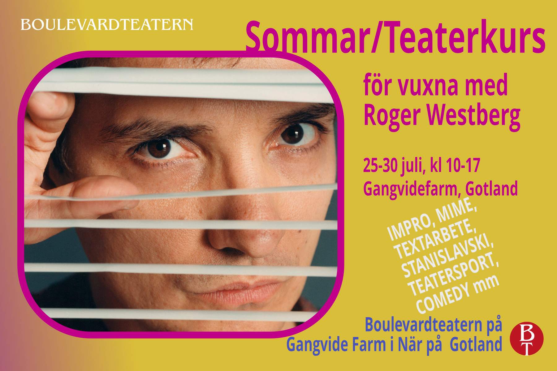 Teaterkurs med Roger Westberg