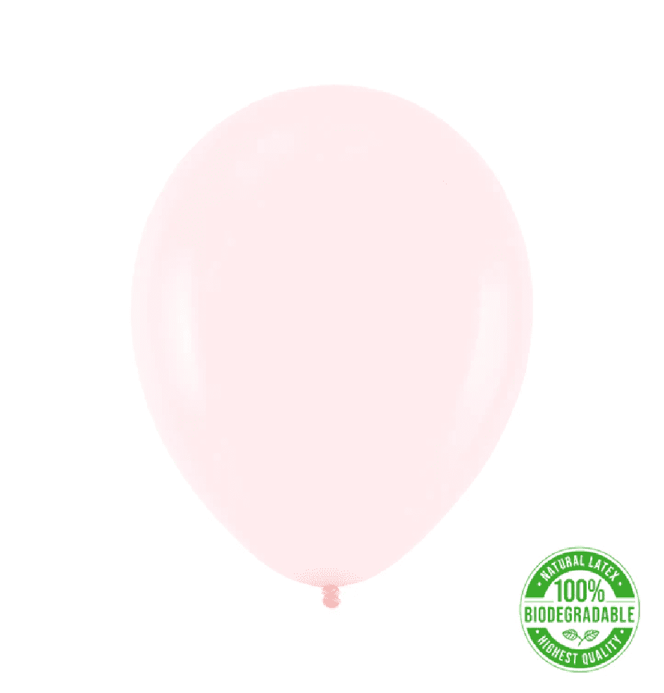 Pastelinis rožinis balionas 30cm