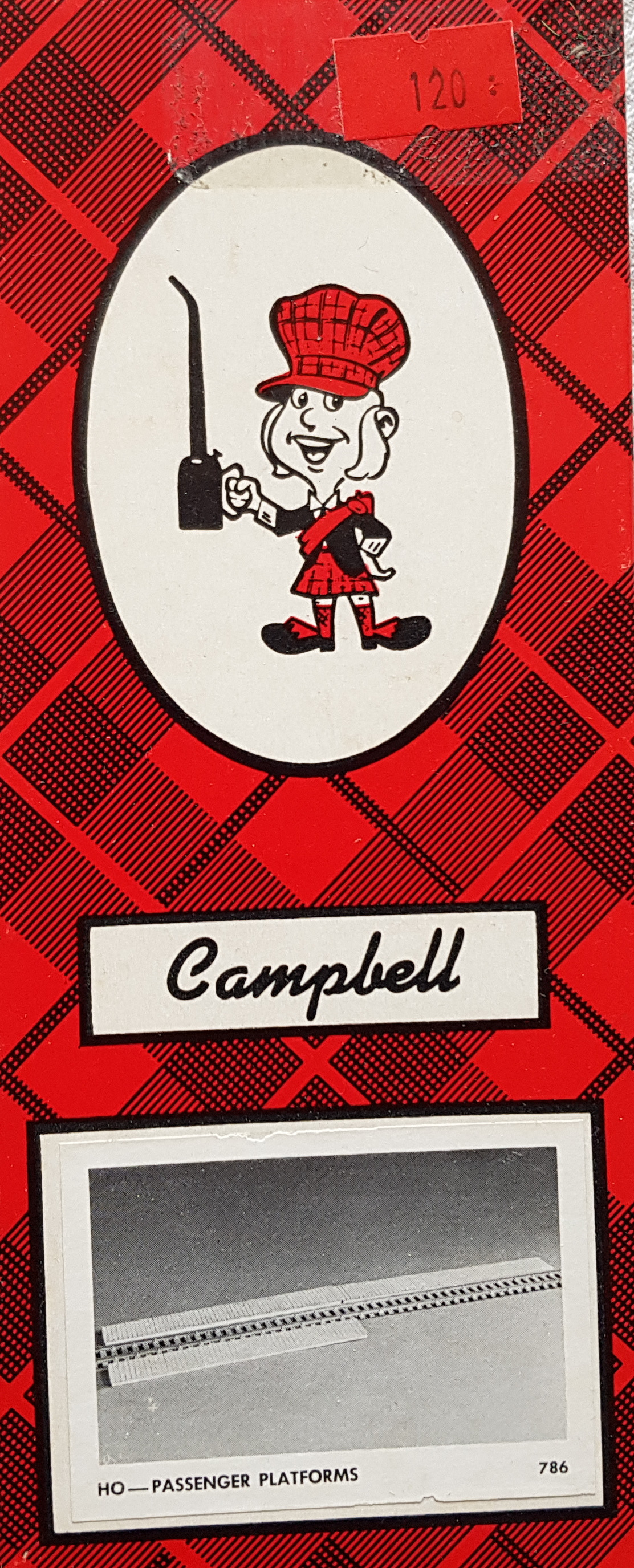 Campbell 786 Plattform skala H0