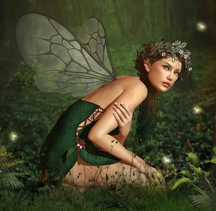 Fantasy - Nymph in the Forest