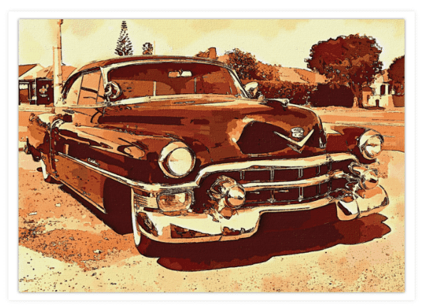 1953 Cadillac konst poster