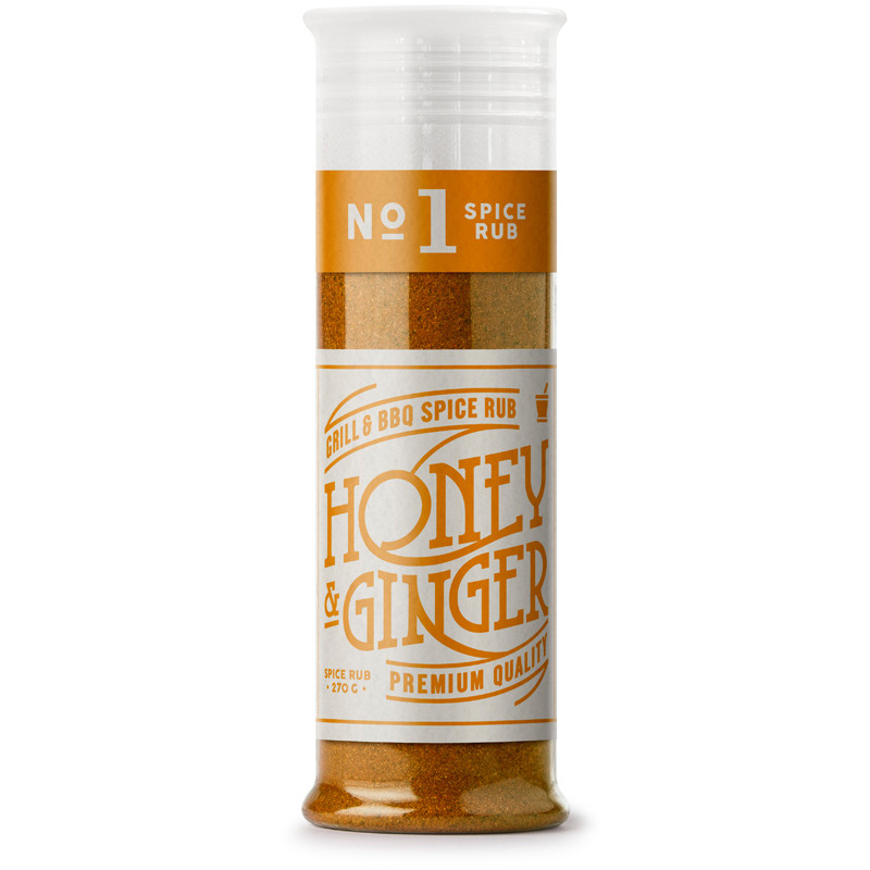 6334 1st Spice rub No 1 Honey & ginger 120g, Kryddhuset