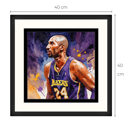 Kobe Bryant konsttavla Limited Edition 1 av 10 gjorda