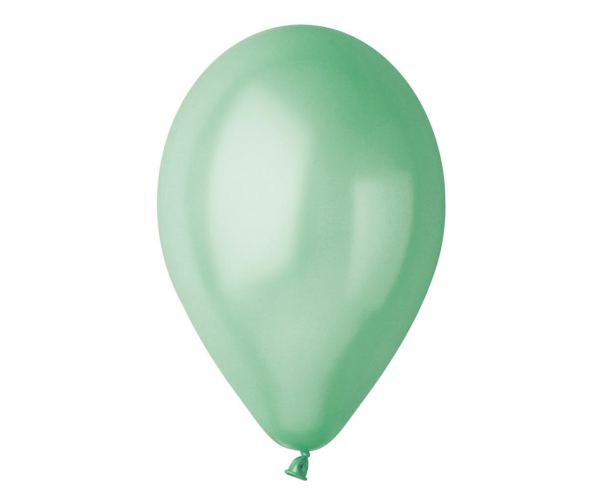 Akvamarinas metalizuotas balionas 25cm