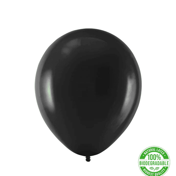 Juodas balionas 30cm L&H