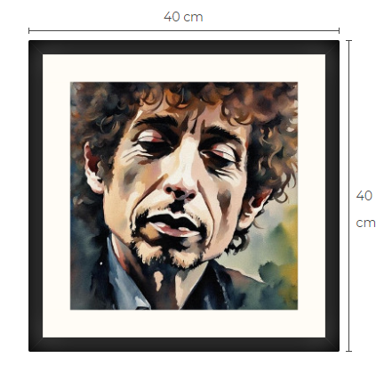 Bob Dylan Pop Art konsttavla 1 av 10 gjorda