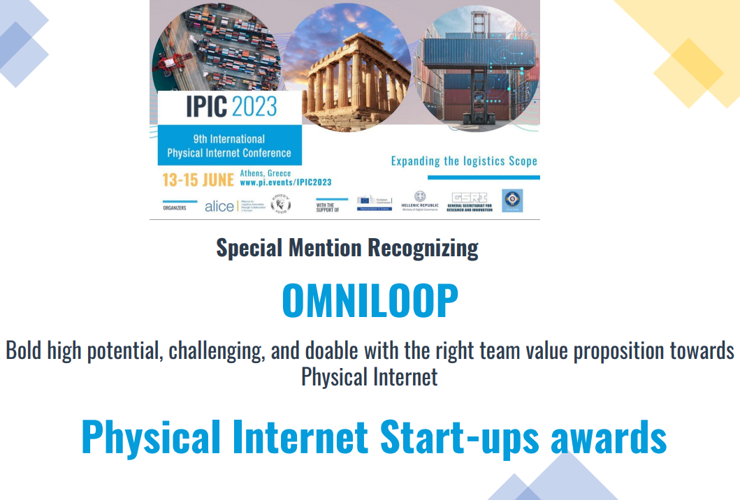 Physical Internet Award 2023 - Special mention OMNILOOP