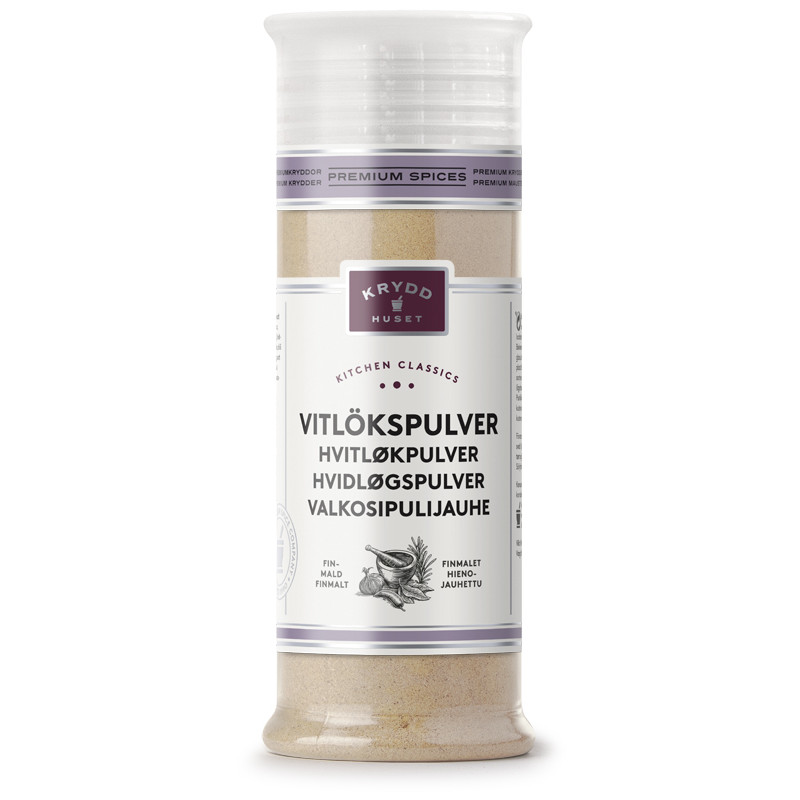 6057 6st Vitlökspulver PET 300g Kryddhuset