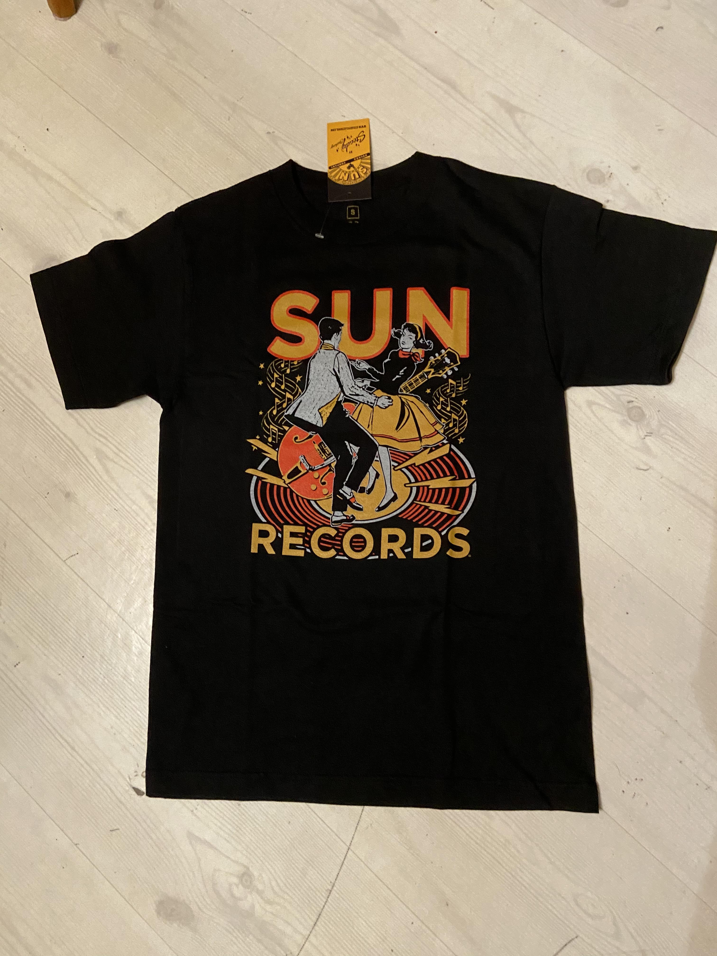 Steady Sun Records "Sun Lindy Hop" men`s tee stl S-3XL