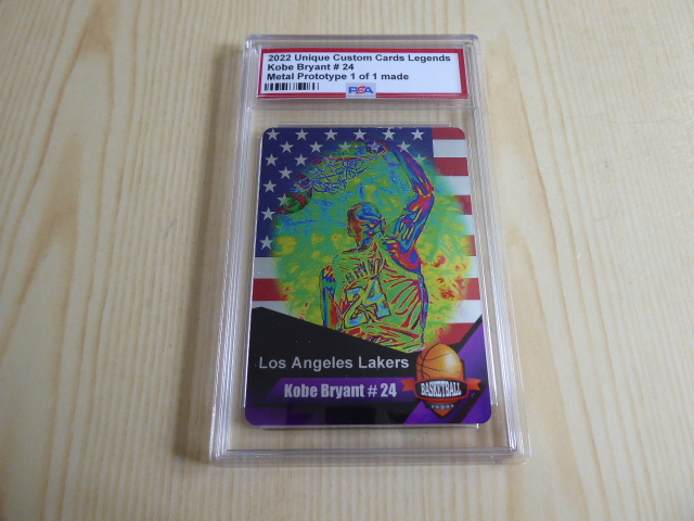 Unik Kobe Bryant Custom Cards Metal Prototype 1 av 1 gjorda