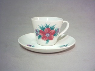 Arabia kukka kahvikuppipari            1970-luku