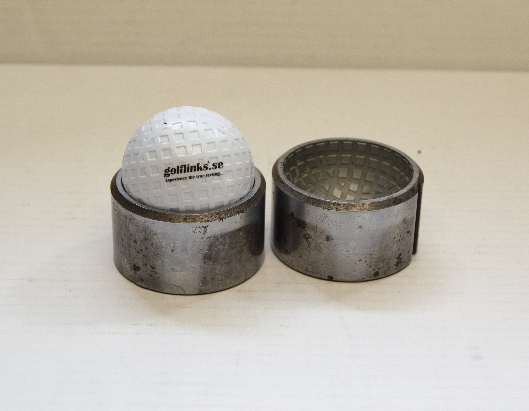 Ace Worthington golf ball mold, Light Grey