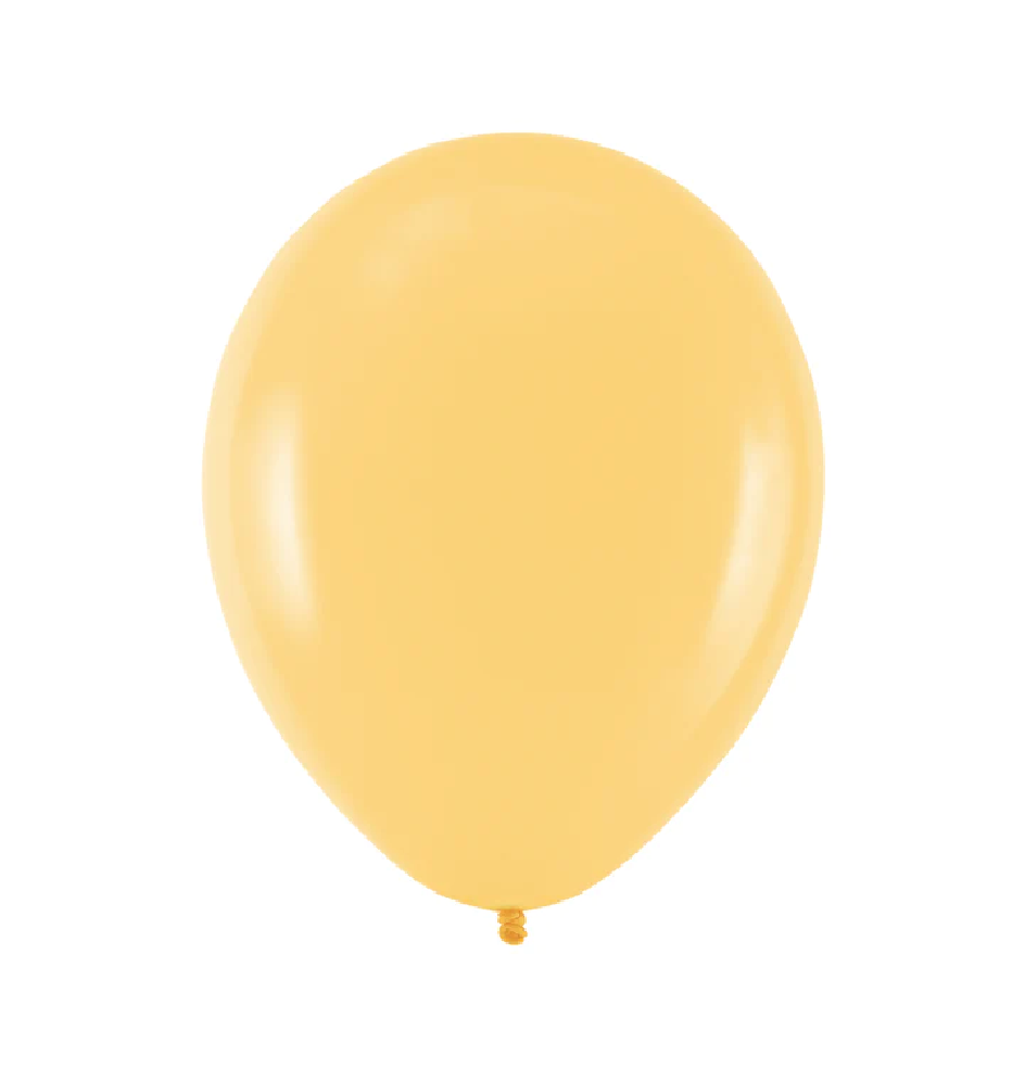 Šviesiai oranžinis balionas 15cm
