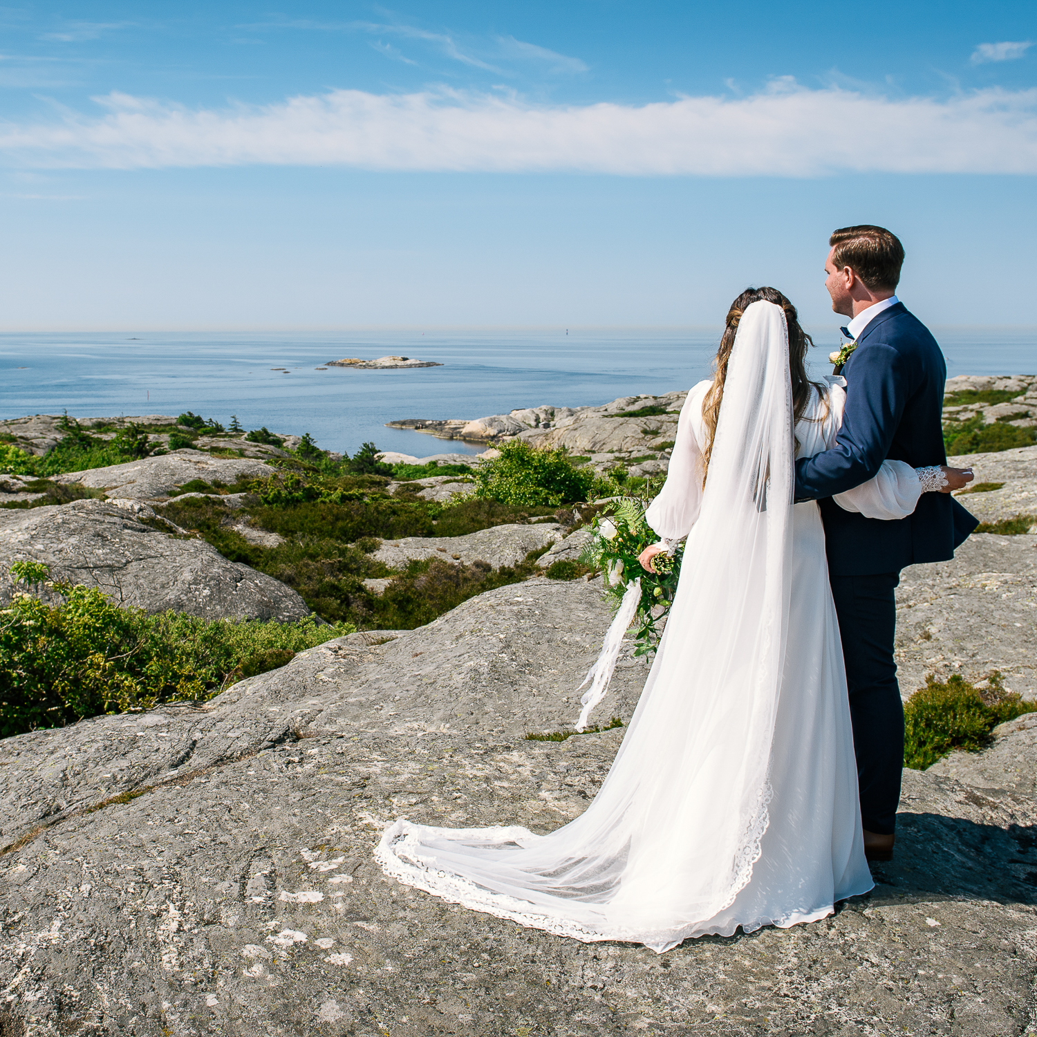 Bröllop på fina Marstrand