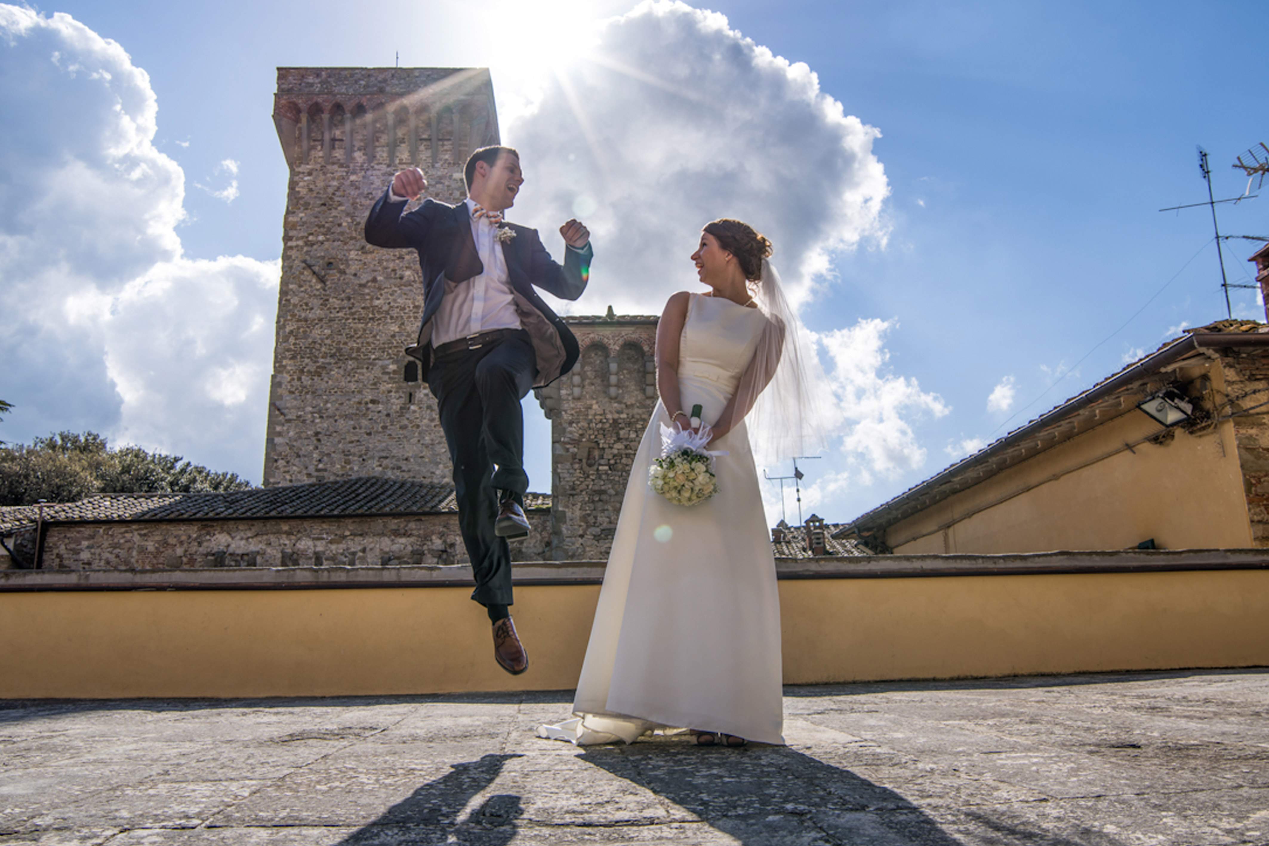 Lucignanon piazzalla. Foto: Wedding Movie