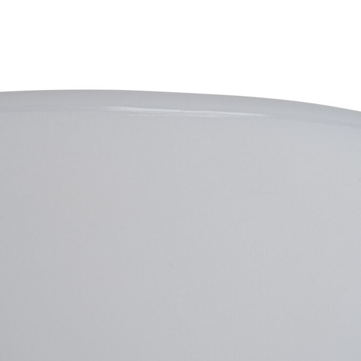 Šviečiantis lauko vazonas baltas su LED IP44