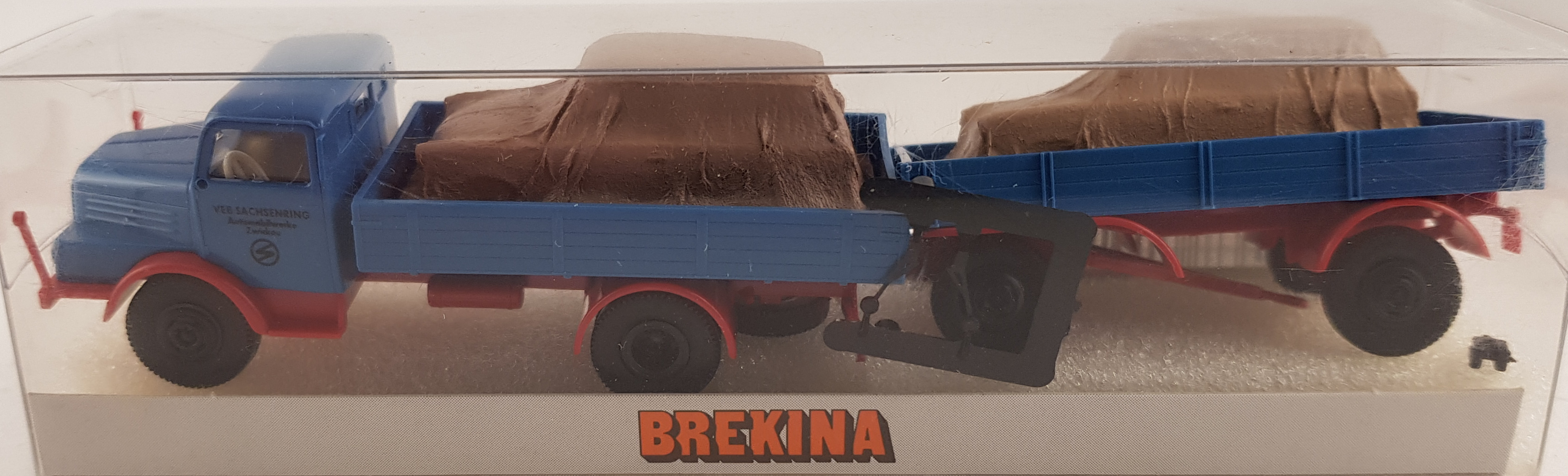 Brekina 71518 Biltransport med Trabanter, skala H0, K14