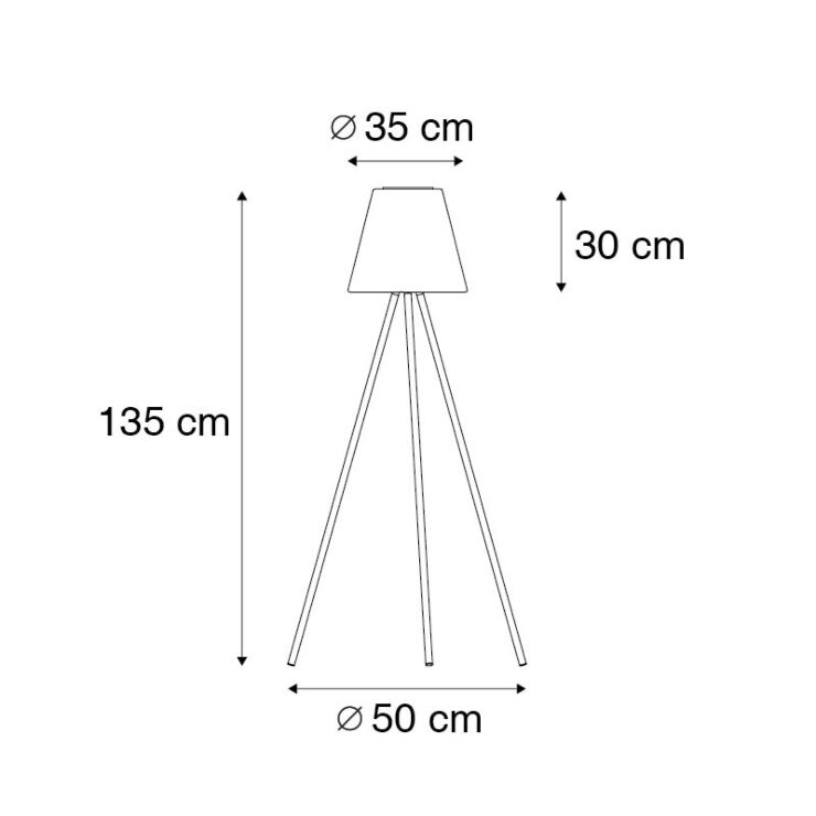 Modernus USB ir saulės energija įkraunamas šviestuvas IP44/135 cm