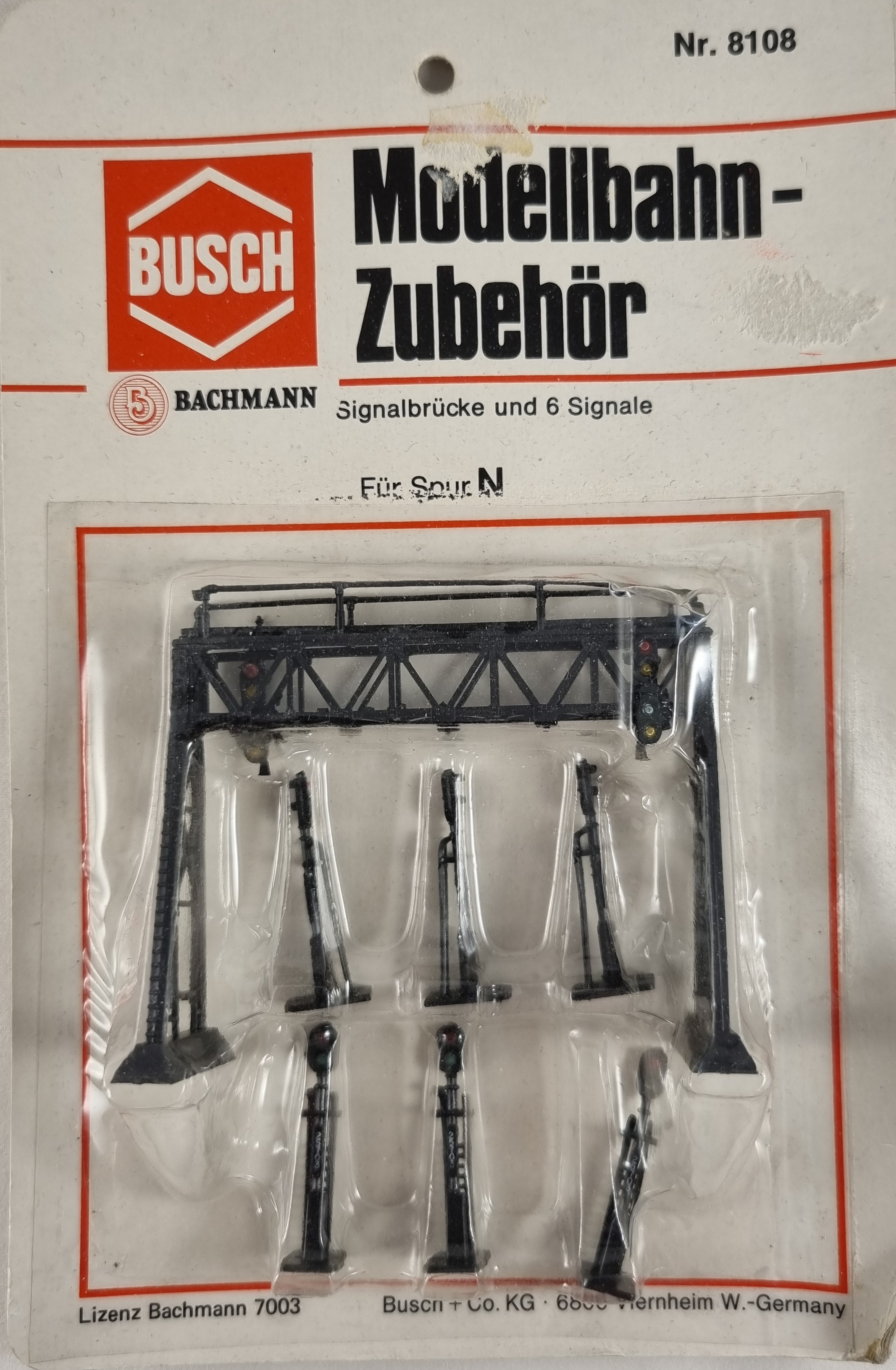 Busch 8106, Signalbrygga & signaler, Skala N, N3